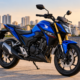 Nova Honda CB 300F Twister 2027 surpreende com controle de tração, suspensão invertida, freios ABS nas duas rodas e uma versão azul que muda o visual da moto