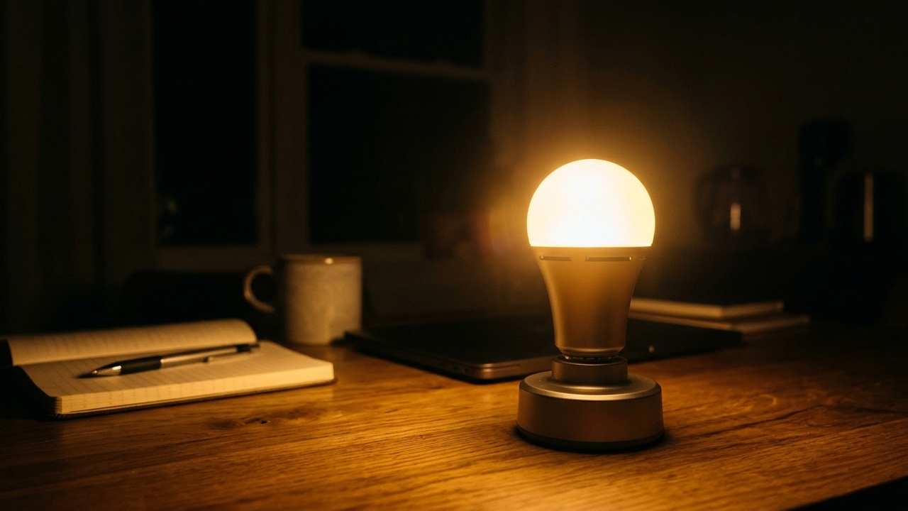 O dispositivo de R$ 35 que acende automaticamente quando falta luz na rua e acaba com a escuridão dentro de casa sem precisar de velas