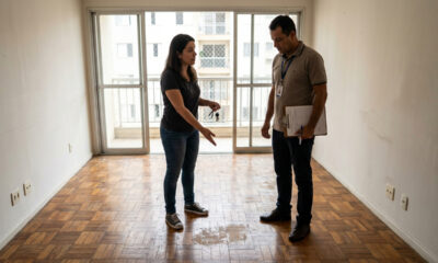Imobiliária retém caução de R$ 5 mil por piso desgastado em 5 anos de uso e Justiça obriga a devolução integral do valor corrigido