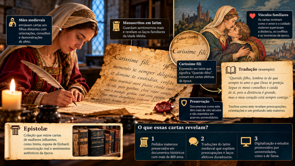 Carta medieval de mais de 800 anos revela o pedido desesperado de uma mãe ao filho, e a tradução trouxe à tona uma história familiar preservada durante séculos