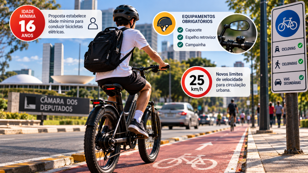 Nova lei das bicicletas elétricas muda as regras de circulação e pode impedir adolescentes de usar determinados modelos nas ruas