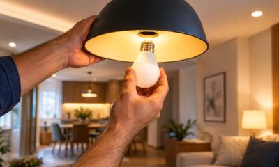 Família substitui as lâmpadas comuns por modelos de LED durante a reforma da casa e descobre como a iluminação escolhida, as horas de uso e a potência das lâmpadas podem alterar o conforto dos ambientes
