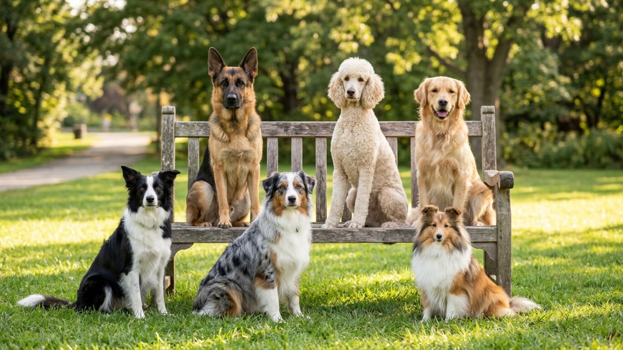Mais de 1.000 cães tiveram a inteligência testada por pesquisadores, e uma raça surpreendeu ao ficar à frente de todas as outras