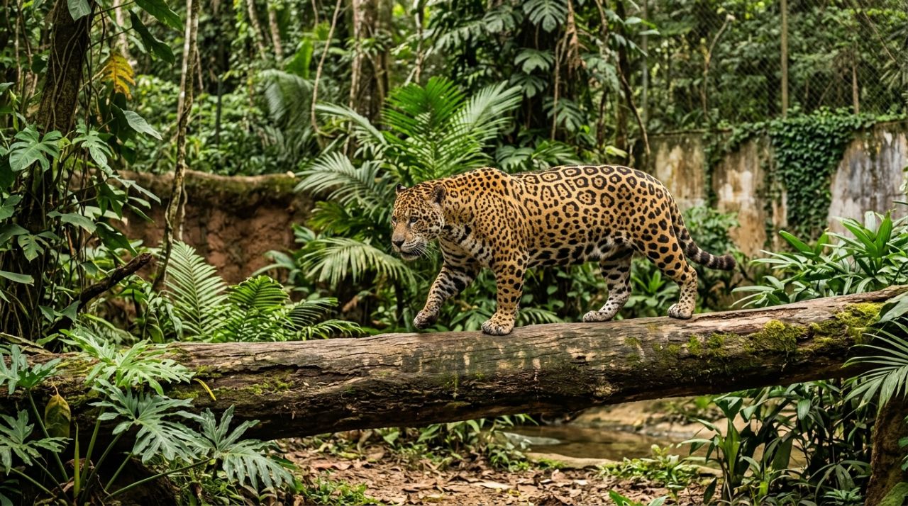 Onça-pintada criada pelo Exército Brasileiro chega aos 25 anos, entra para o Guinness como a mais velha do mundo e chama atenção pela rotina que leva dentro do quartel