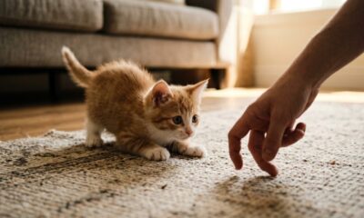 Veterinários concordam: "Usar as próprias mãos como brinquedo para os gatos pode estimular comportamentos agressivos que são difíceis de corrigir depois"