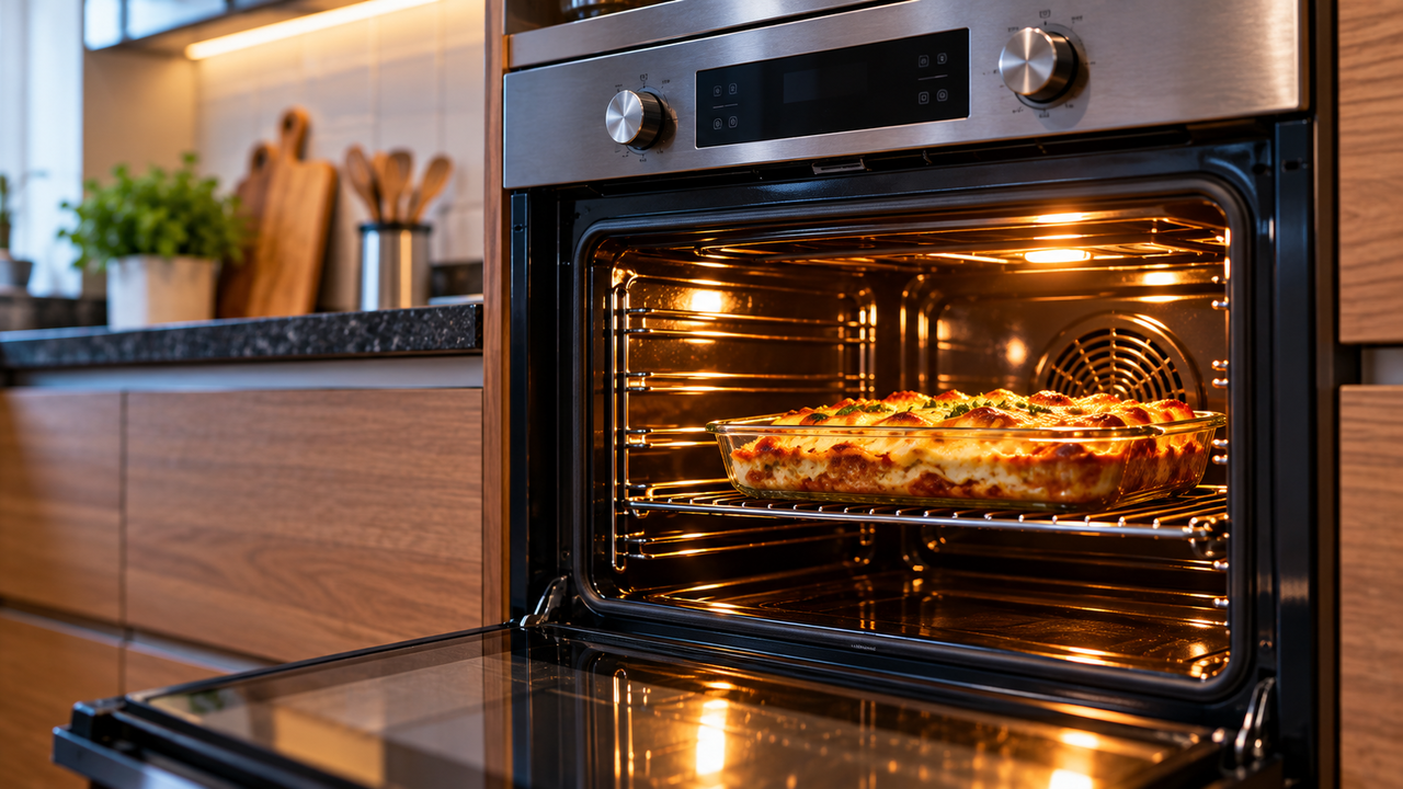Morador instala um forno elétrico de alta potência na cozinha para preparar refeições mais rapidamente e descobre quantos watts a rede elétrica precisa suportar para evitar quedas de energia e sobrecargas perigosas