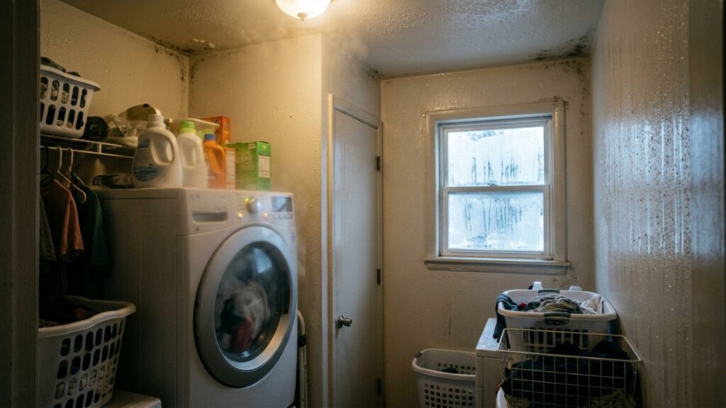 Morador compra uma secadora para agilizar a lavanderia e descobre que não basta ligar o aparelho: o ambiente também precisa ter ventilação adequada para lidar com o calor e a umidade