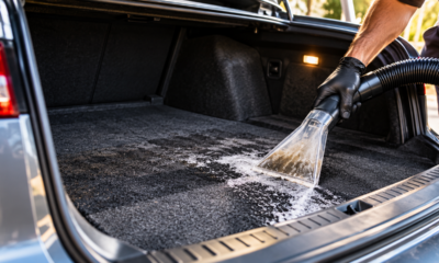 Como limpar o porta-malas do carro e eliminar restos de alimentos, líquidos derramados e odores escondidos que podem permanecer mesmo depois de uma lavagem comum