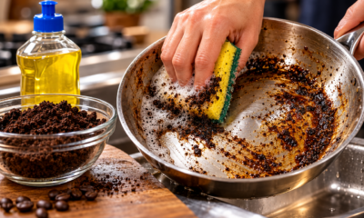 Misturar borra de café com detergente neutro e usar na limpeza de panelas engorduradas: para que serve esse método caseiro que reaproveita um resíduo do café da manhã