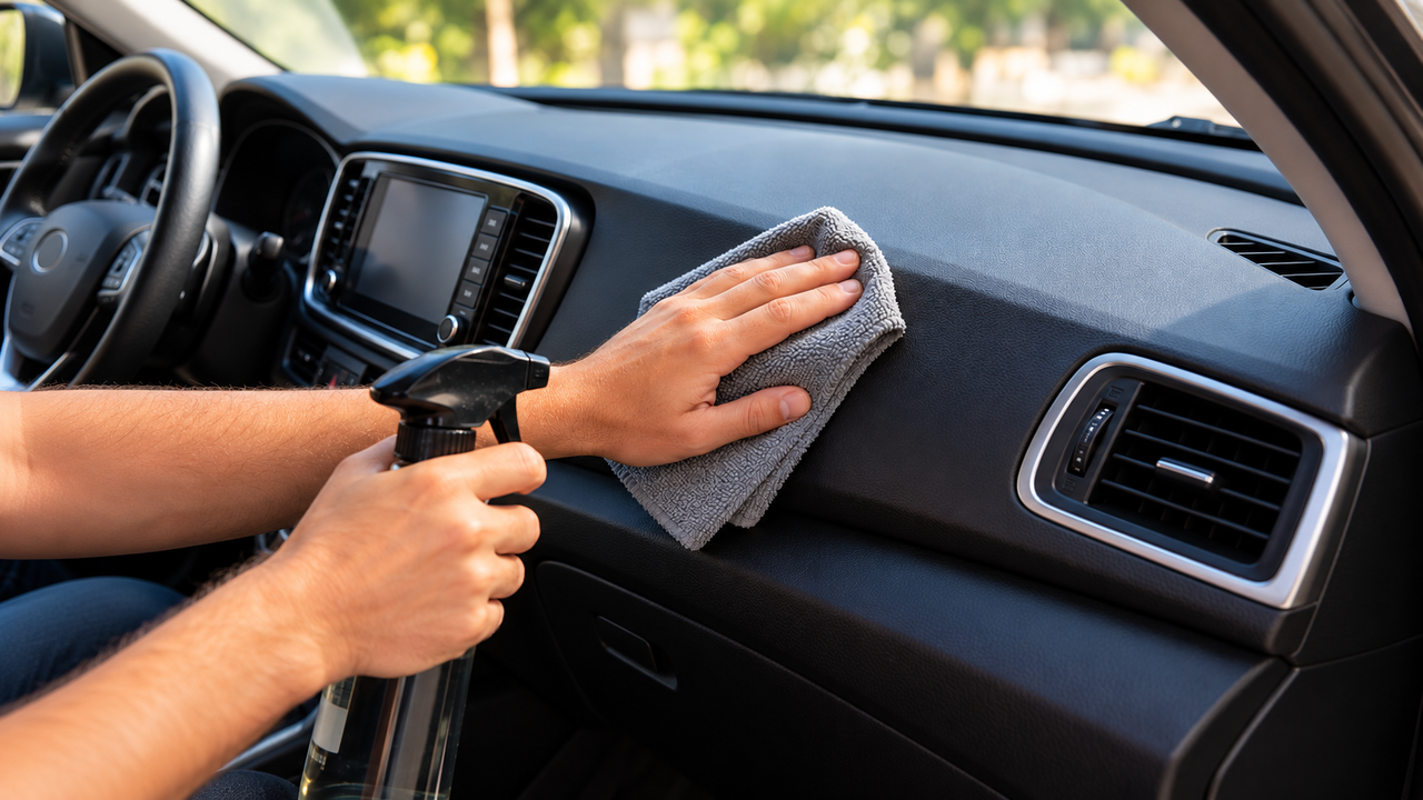 O truque que pode ajudar a limpar o painel do carro e deixar o interior mais bonito, protegido e sem aquele aspecto esbranquiçado que aparece depois de meses de exposição ao sol