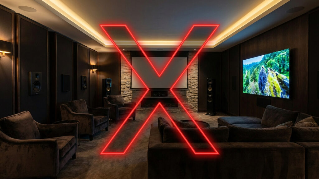 Adeus salas de cinema caras: como montar um home theater perfeito escolhendo entre TV gigante ou projetor com posicionamento de som ideal