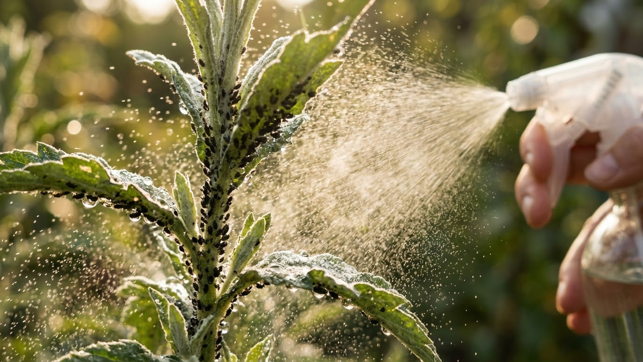Macerado de folhas de artemísia com sabão de coco: para que serve a receita caseira que elimina infestações de pulgão-preto