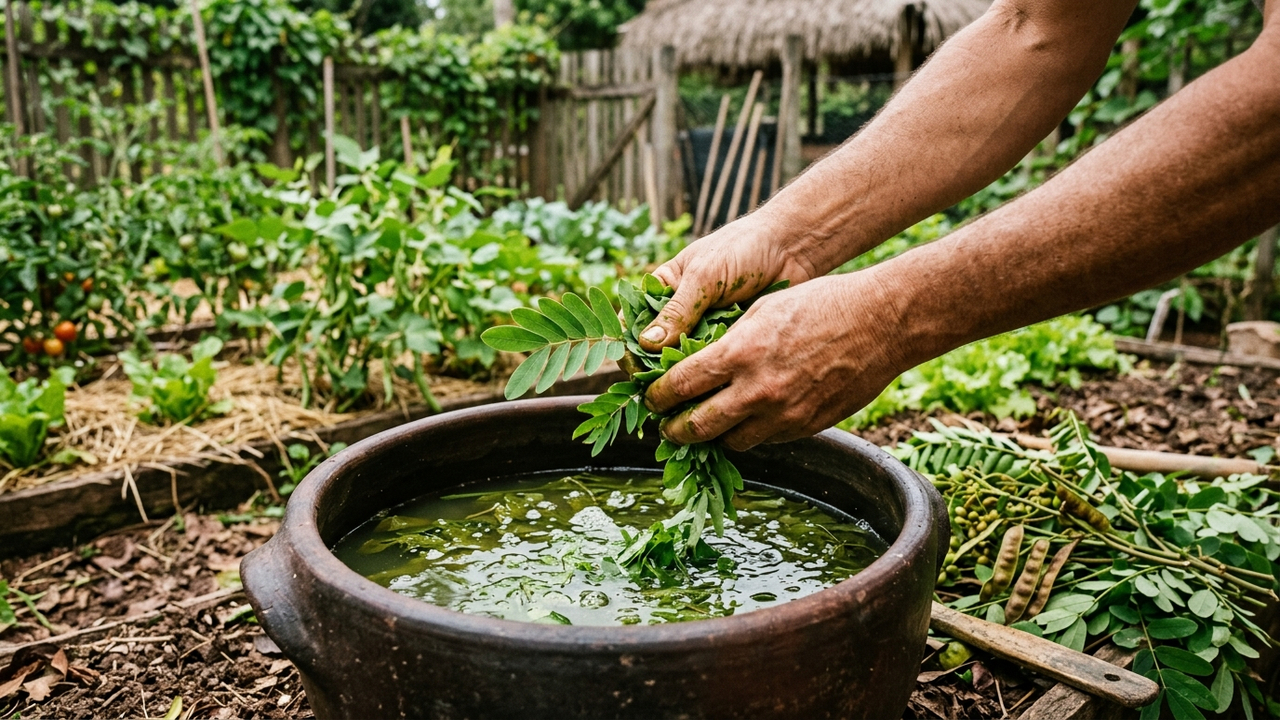 Macerado de folhas de fedegoso no solo: como preparar o bioadubo rico em nitrogênio que acelera o crescimento de hortaliças