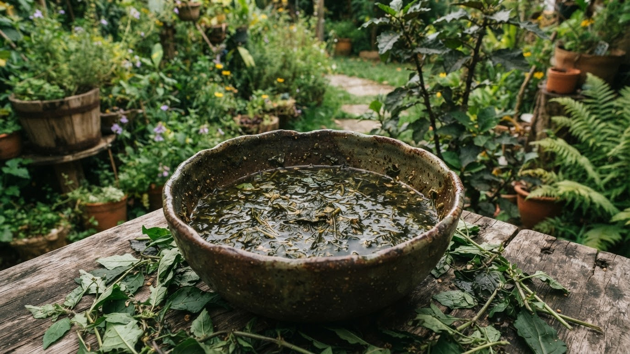 Macerado de folhas de jurubeba na adubação: como a infusão amarga recupera o solo exausto fornecendo micronutrientes essenciais às plantas