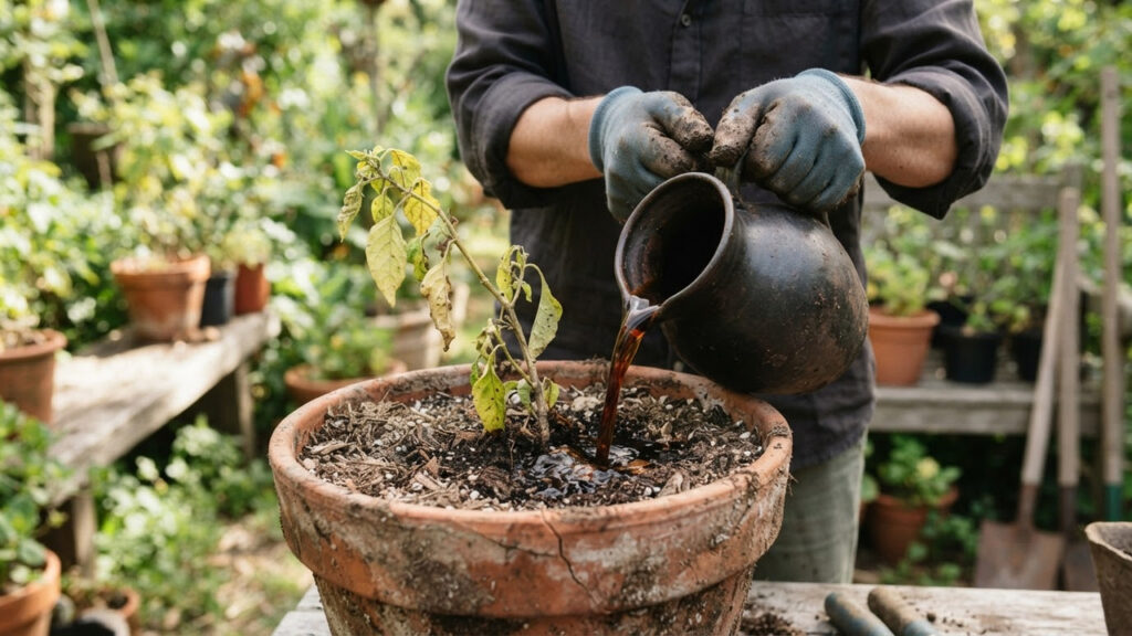 Macerado de folhas de jurubeba na adubação: como a infusão amarga recupera o solo exausto fornecendo micronutrientes essenciais às plantas