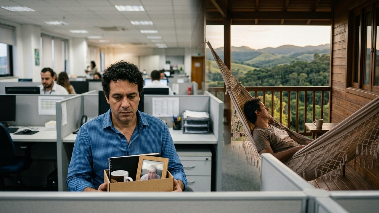 Ele perdeu o emprego e encontrou um jeito incomum de ganhar