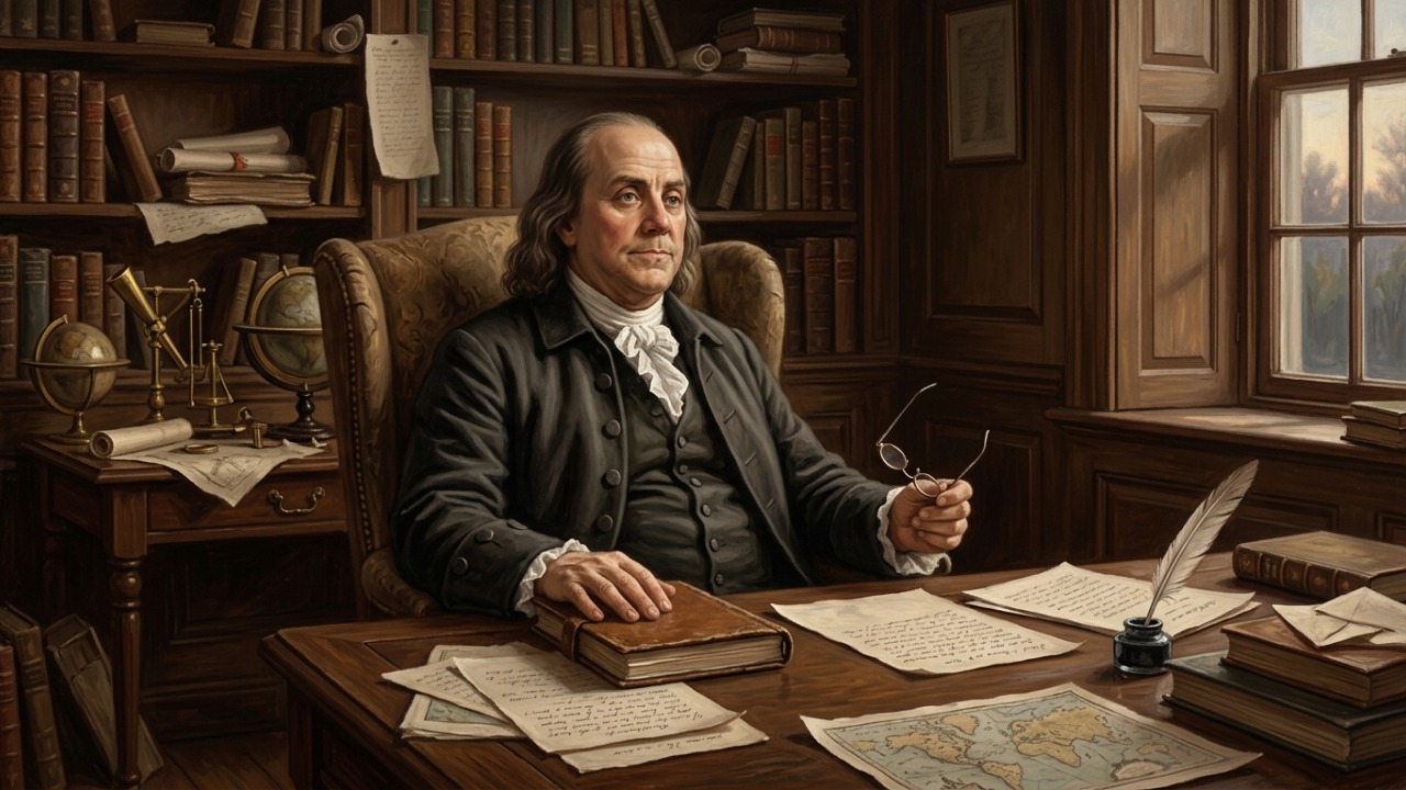 Benjamin Franklin sobre maturidade: “Quem pode descansar é mais poderoso do que aquele que pode conquistar uma cidade.” Uma reflexão sobre por que saber parar também pode ser sinal de força
