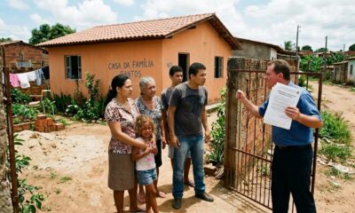 Família vive há 5 anos em terreno abandonado, investe R$ 80 mil na construção de uma casa simples e antigo dono reaparece exigindo a saída imediata
