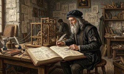 Leonardo da Vinci do dia: “O ferro enferruja com o desuso, a água parada perde sua pureza e a inação enfraquece o vigor da mente.” Uma reflexão sobre como manter a mente em movimento pode preservar curiosidade, criatividade e disposição