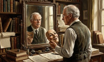 Citação do dia de Carl Jung, psiquiatra suíço: “O maior privilégio da vida é se tornar quem você realmente é.” Uma reflexão profunda sobre identidade e autenticidade