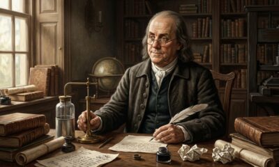 Benjamin Franklin, inventor e político americano, sobre o casamento: "Mantenha os olhos bem abertos antes do casamento e meio fechados depois." Uma reflexão bem-humorada sobre escolher com cuidado e perdoar com generosidade
