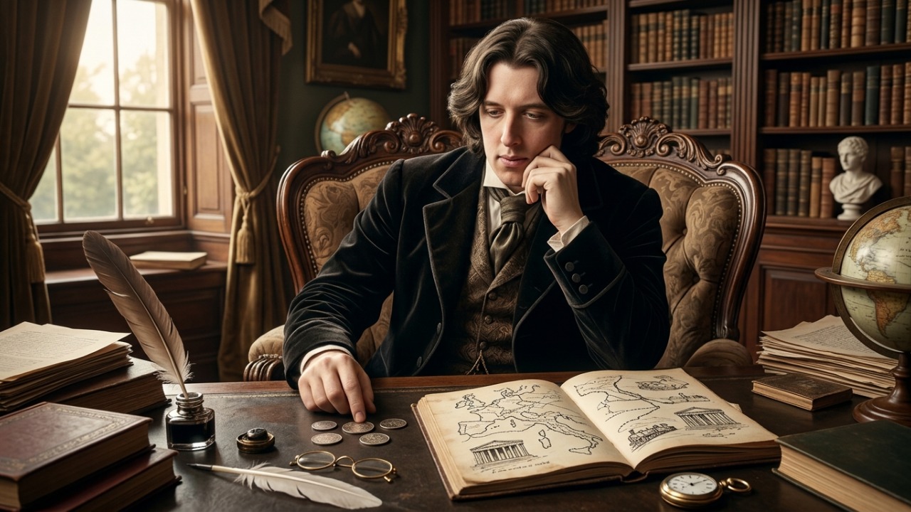 Oscar Wilde, poeta irlandês, sobre sonhos: “Quem vive dentro de seus meios sofre de falta de imaginação.” Uma reflexão sobre como equilibrar prudência financeira com coragem para buscar algo maior