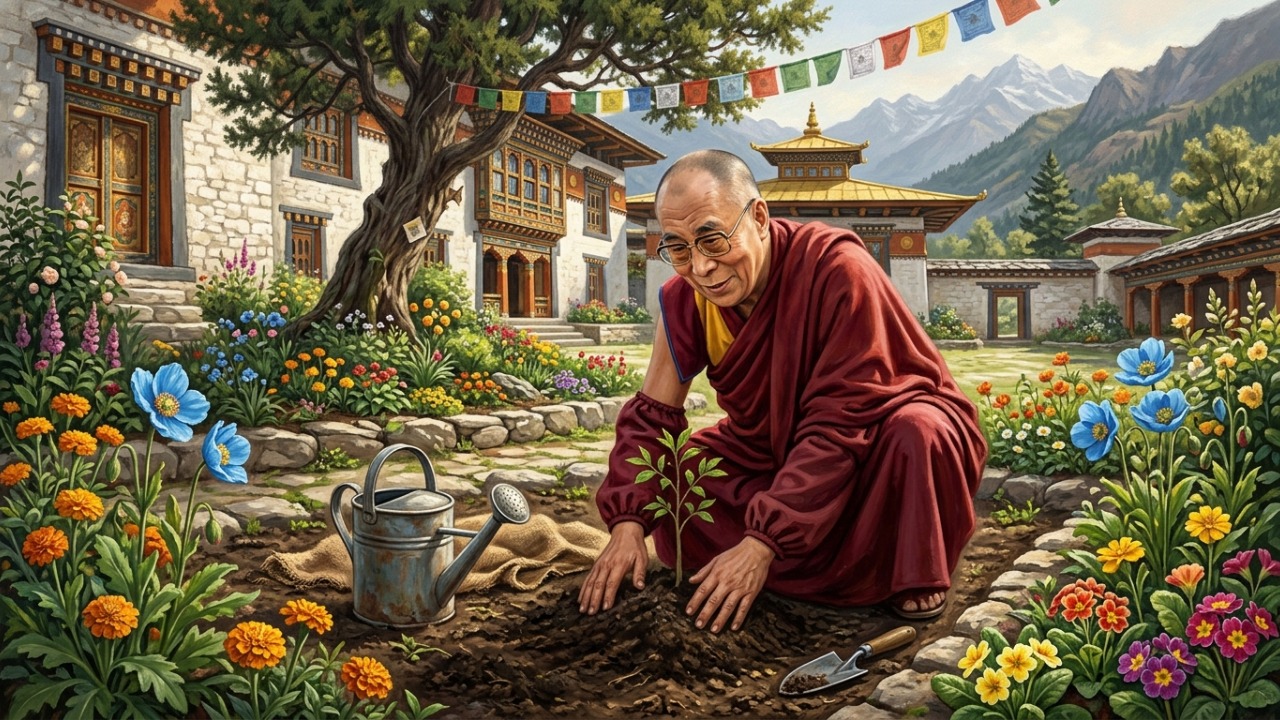 Dalai Lama sobre felicidade: “A felicidade não é algo pronto. Ela vem das suas próprias ações.” Uma reflexão sobre por que esperar a vida perfeita pode fazer a gente adiar a felicidade por tempo demais