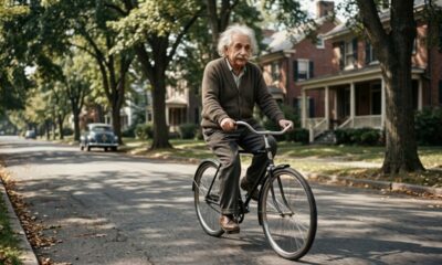 Albert Einstein, físico alemão, sobre a vida: “A vida é como andar de bicicleta. Para manter o equilíbrio, é preciso continuar em movimento.” Uma reflexão sobre como seguir em frente mesmo nas fases instáveis