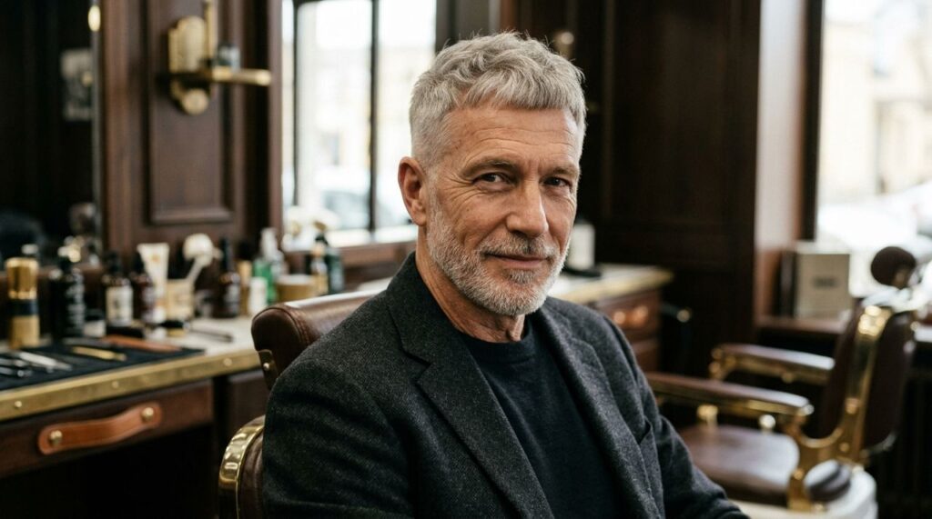 Depois dos 50 anos, estes cortes masculinos ajudam a disfarçar as entradas, dar volume no topo e deixar o visual mais moderno sem precisar raspar