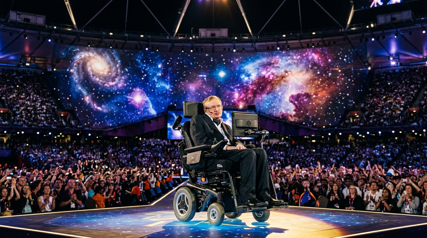 Stephen Hawking, cientista, sobre os limites: "Olhe para as estrelas, e não para os seus pés." Uma reflexão sobre manter a vista no que é grande mesmo nos dias difíceis