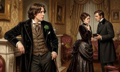 Frase de Oscar Wilde sobre relacionamentos: “Um homem pode viver feliz com qualquer mulher, desde que não a ame.” Uma reflexão irônica sobre como o amor pode complicar justamente aquilo que parecia fácil