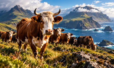 Cinco vacas abandonadas em uma ilha em 1871 se multiplicaram por mais de um século, formaram um rebanho de quase 2 mil animais e deram origem a um fenômeno surpreendente que intrigou cientistas e revelou como poucos animais podem transformar completamente um ambiente isolado