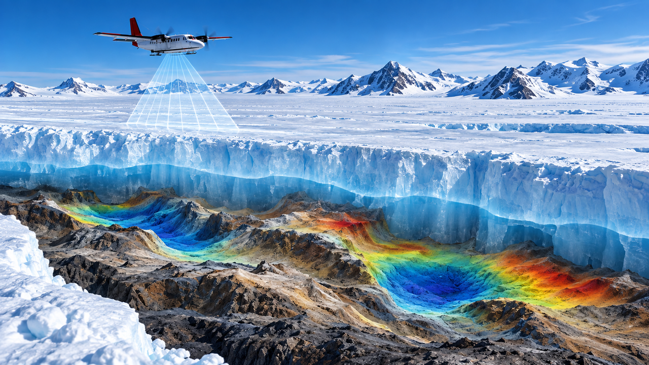 Cientistas encontram uma estrutura gigantesca escondida sob o gelo da Antártida e descoberta pode revelar como o continente mudou ao longo de milhões de anos