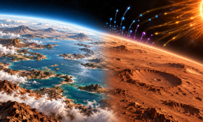 Marte já foi molhado por uma atmosfera densa. Há 3 bilhões de anos, ambos desapareceram. Agora, os cientistas podem finalmente ter encontrado a atmosfera e a água que faltam em Marte