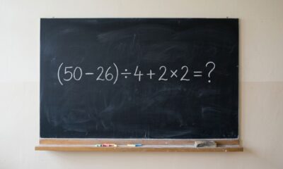 A maioria começa pela parte errada: (50 – 26) ÷ 4 + 2 × 2
