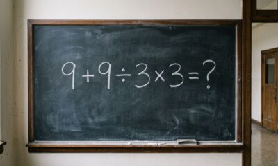 Parece uma conta básica, mas muita gente esquece uma regra: 9 + 9 ÷ 3 × 3