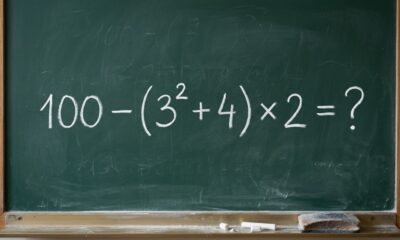 100 − (3² + 4) × 2 parece matemática básica, mas exige atenção redobrada para não errar antes de chegar à última operação