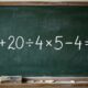 A expressão 5 + 20 ÷ 4 × 5 − 4 parece fácil demais, mas um pequeno detalhe na ordem das operações pode mudar completamente o resultado