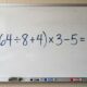 Parece fácil até chegar ao parêntese: quanto vale (64 ÷ 8 + 4) × 3 − 5 sem calculadora?