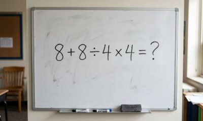 Parece uma conta básica, mas muita gente esquece uma regra: 8 + 8 ÷ 4 × 4