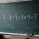 Uma regra aprendida na escola decide o resultado de 9 − 9 ÷ 9 + 9 × 9