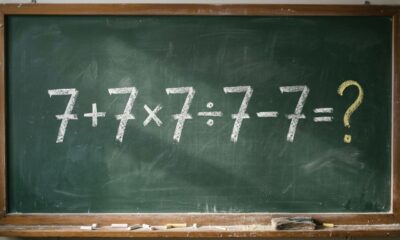 Só aparecem números 7, mas a resposta depende de uma regra que muita gente esquece: 7 + 7 × 7 ÷ 7 − 7
