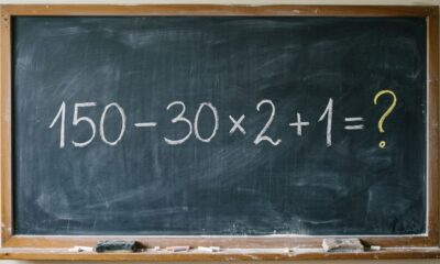 Não precisa de calculadora, apenas lembrar uma regra: 150 − 30 × 2 + 1