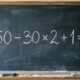 Não precisa de calculadora, apenas lembrar uma regra: 150 − 30 × 2 + 1