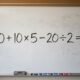 Resolva 10 + 10 × 5 − 20 ÷ 2 sem calculadora: a maioria dos adultos erra no segundo passo porque esquece uma regra aprendida na escola