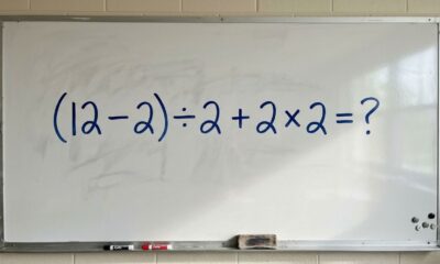 A maioria começa pela parte errada: (12 – 2) ÷ 2 + 2 × 2