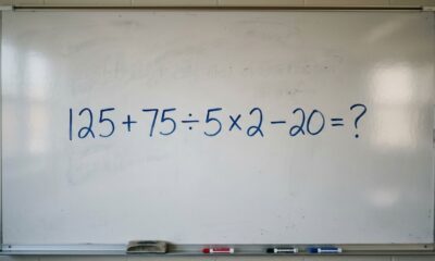 Quanto é 125 + 75 ÷ 5 × 2 − 20? A conta parece fácil até você perceber que multiplicar primeiro nem sempre é a escolha certa