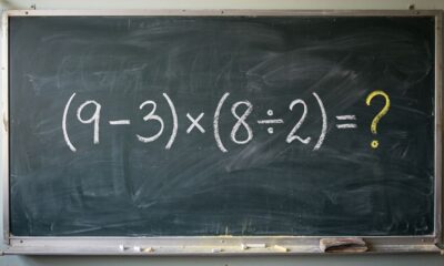 Você é bom em matemática? Esta conta vai testar sua memória: 50 − 8 × 4 + 6