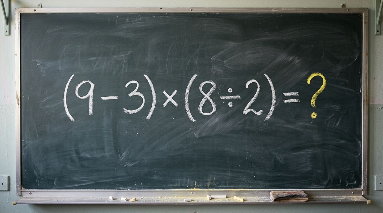 Você é bom em matemática? Esta conta vai testar sua memória: 50 − 8 × 4 + 6