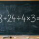 Parece uma conta de criança, mas muita gente esquece uma regra importante ao tentar resolver 8 + 24 ÷ 4 × 3